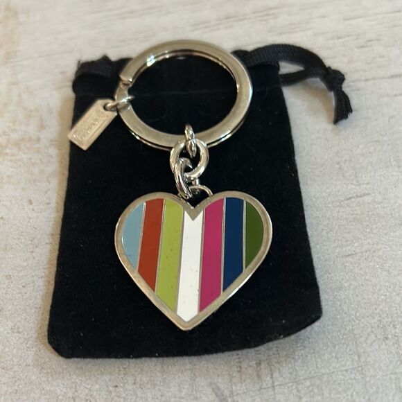 COACH  Heart Keychain - Picture 1 of 3